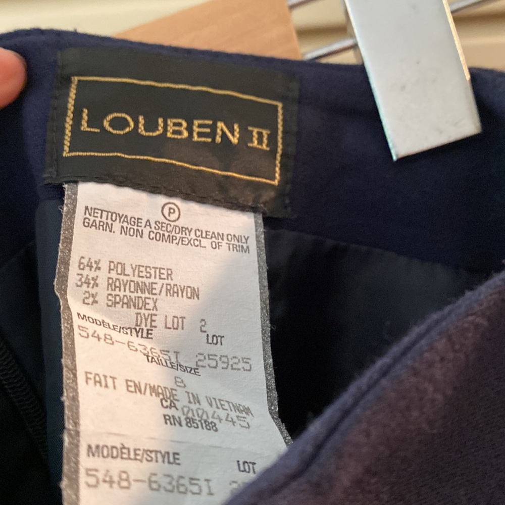 New Louben ll Navy Suit - Picture 7 of 8